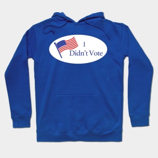 I Didn't Vote Hoodie